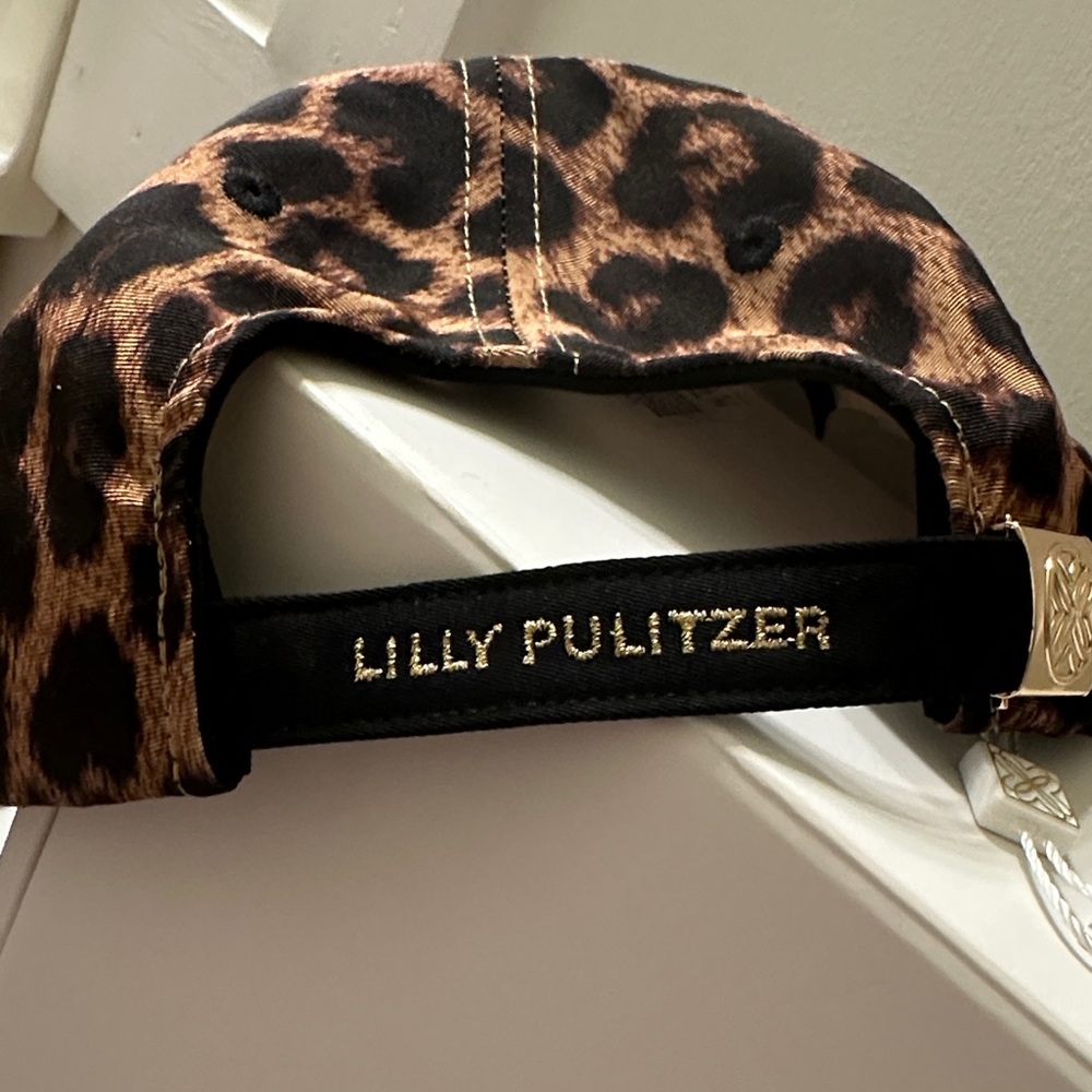 🆕🩷NWT• Lilly Pulitzer Leopard Print Baseball Cap - Picture 6 of 11